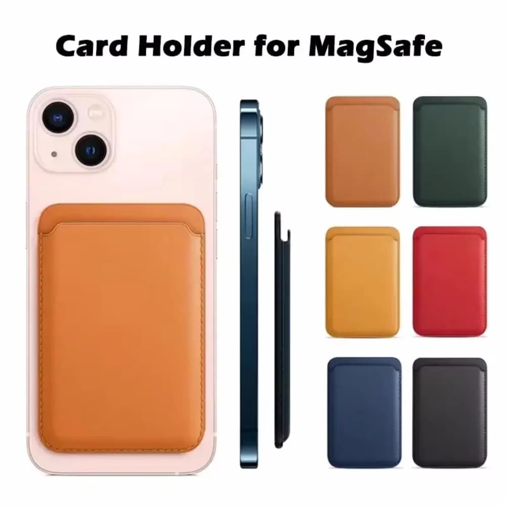 Per Magsafe Custodia a portafoglio porta carte in pelle magnetica di lusso per iPhone 14 Pro Max 13 12 Accessori per adsorbimento della copertura della borsa del telefono