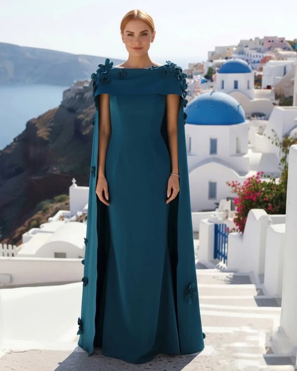 Taglie disponibili per abiti da sera lunghi con scollo rotondo dritto in jersey fatto a mano in jersey elegante stile moderno personalizzato