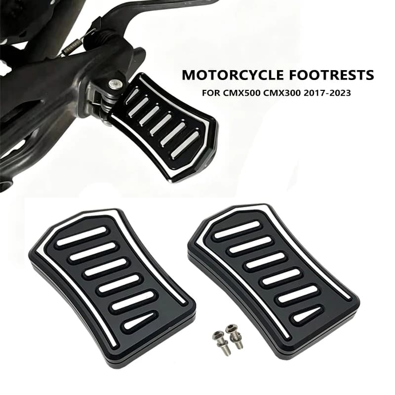 Pedane Larghe in Alluminio per Honda CMX500 CMX300 2017-2023, Accessori Moto CMX 500 CMX 300 2022