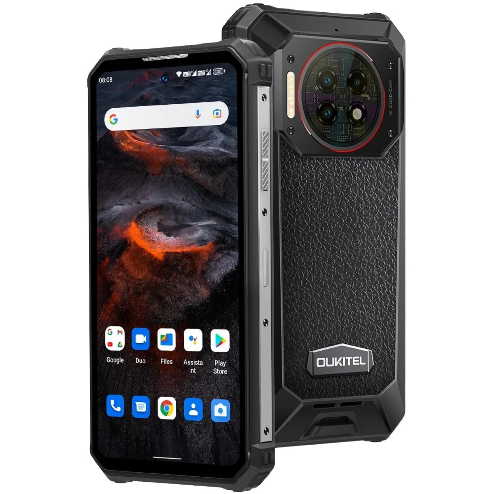 Oukitel WP19 Pro Smartphone robusto 6.8 "FHD + Display 22000mAh Android 13 Helio G99 8GB + 256GB 64MP Fotocamera 33W NFC 4G Cellulare