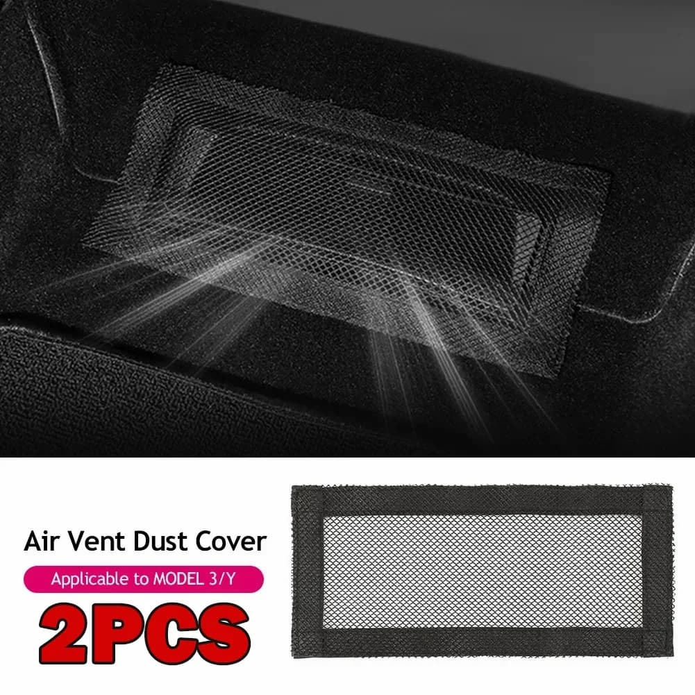 Air exit cover for Tesla Model 3 Y under the seat Anti-locking protective net Interior fittings for car styling