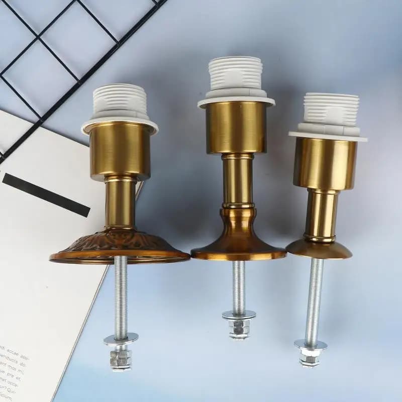 High Quality Metal Table Lamp, Fixed Base with E27 Attachment, Fa-da- Lighting Accessories ♪