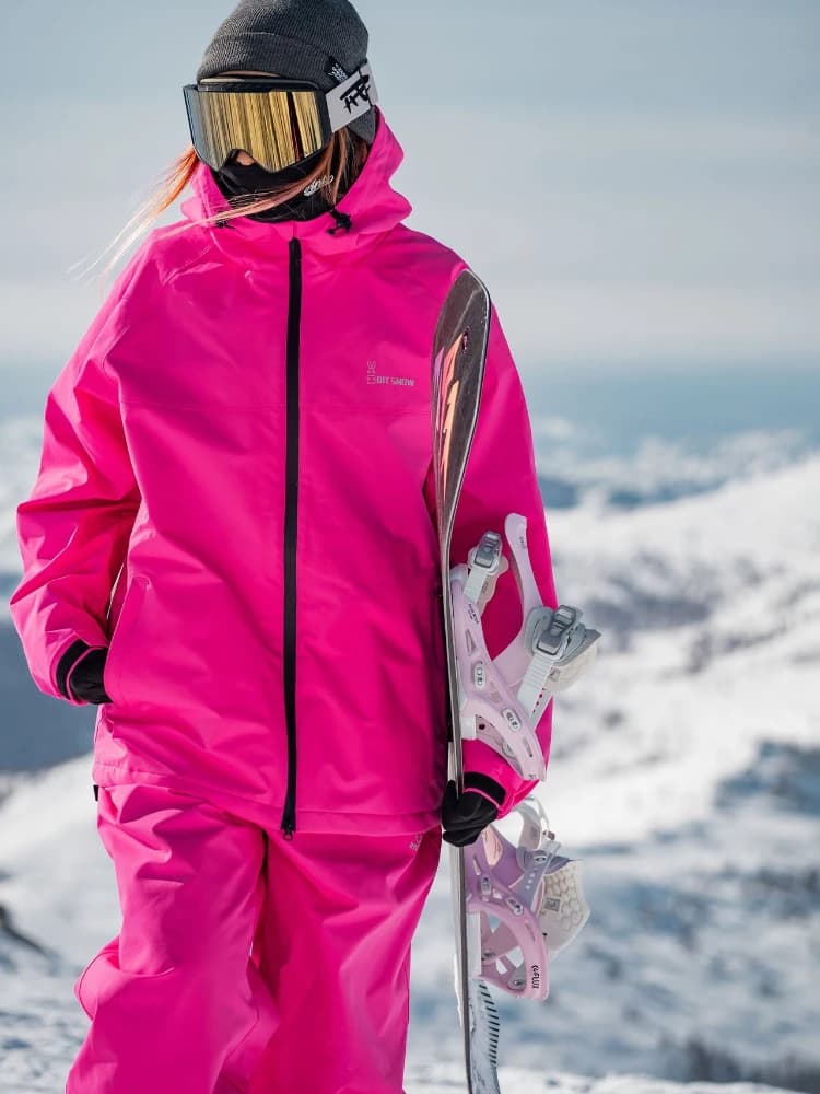 Outdoor Winter Ski Jumpsuit 2025 Hot Snowboard Clothing New Adult Waterproof Snowwear Couple Ski Jacket Pants for Mountain Sports