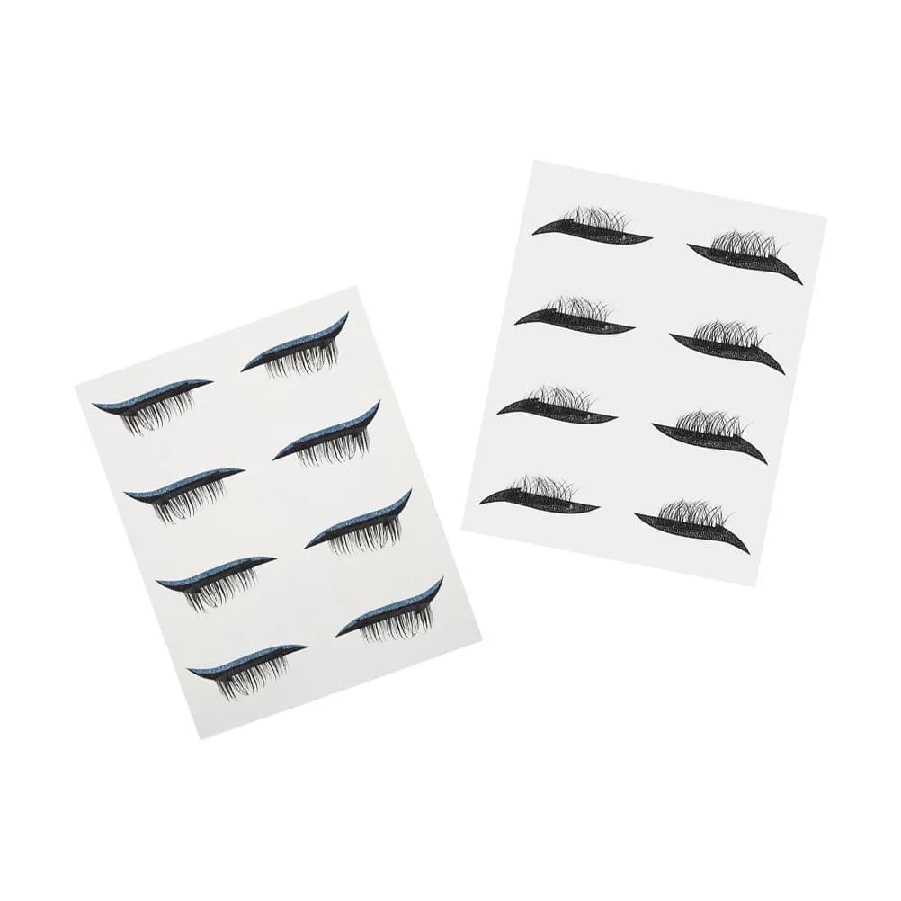 8 Paia di Adesivi Eyeliner Effetto Naturale, Facili da Applicare, Riutilizzabili, Impermeabili e Resistenti al Sudore, Strisce per Eyeliner per Tutti i Tipi di Occhi ed Etnie