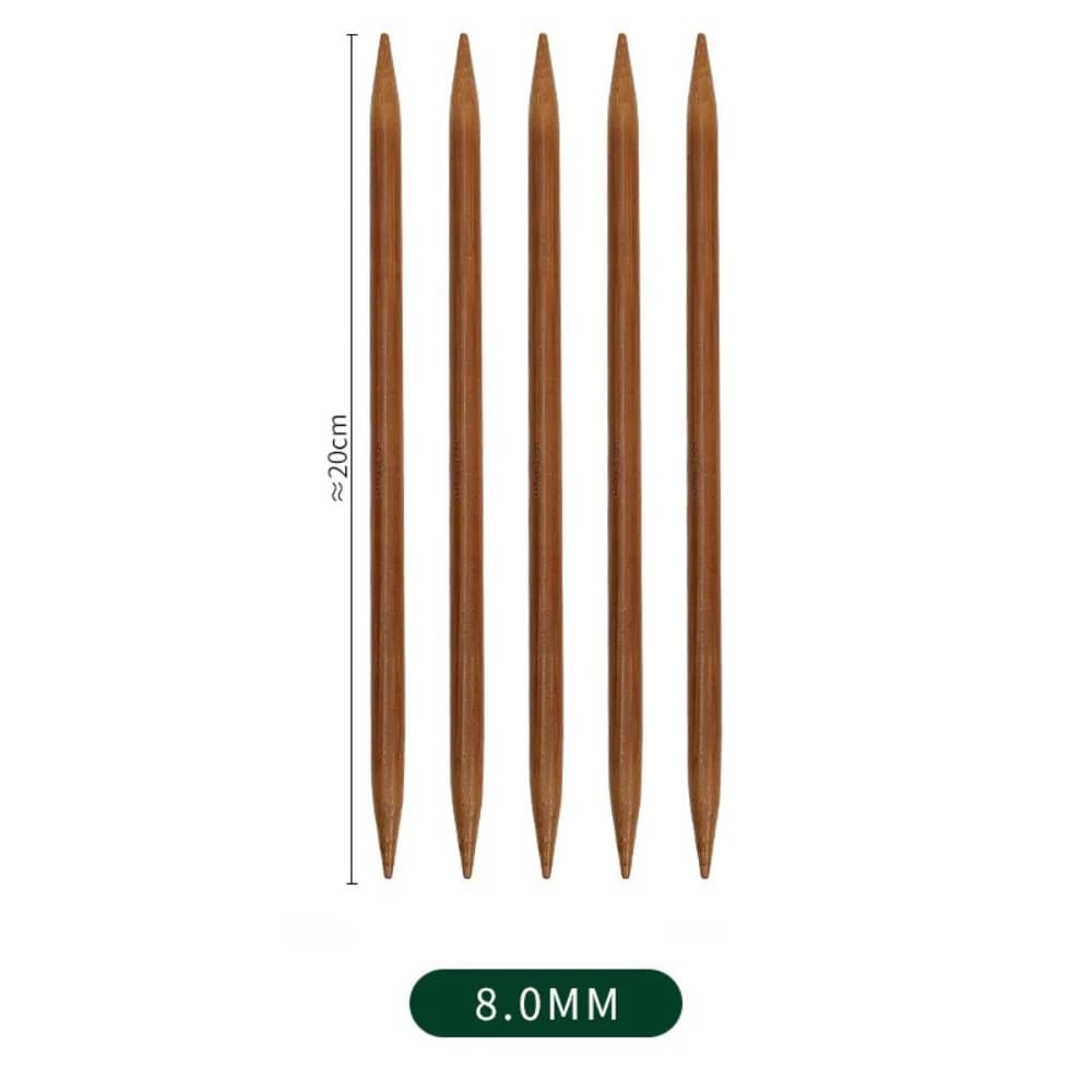 New Bamboo Wooden Crochet Hooks 2.0-8.0mm 20cm Bamboo Handle Crochet Crocheting Hooks Knitting Projects