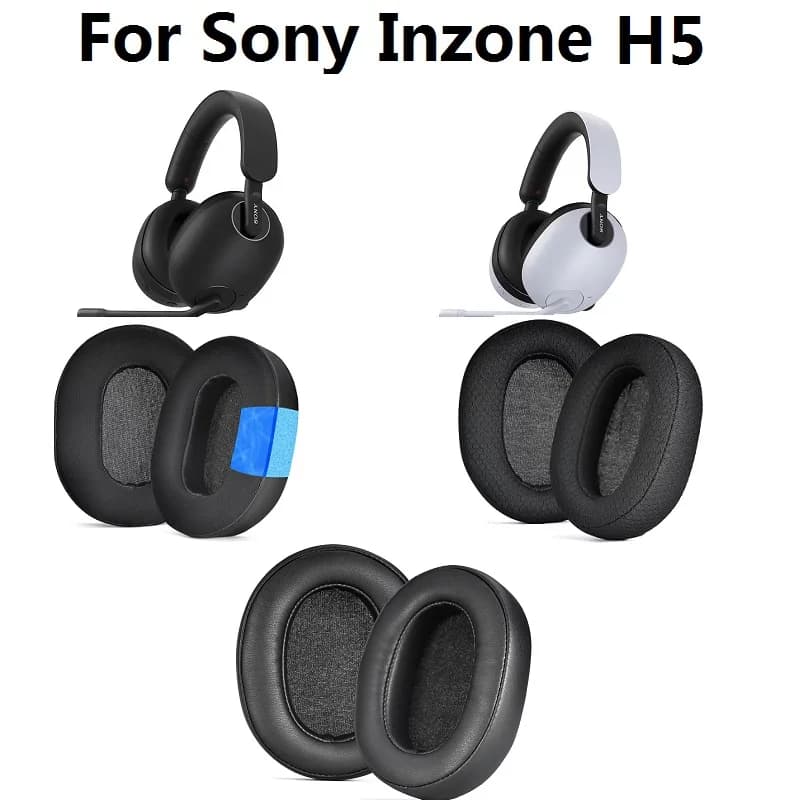 Cooling Gel Ear Pads For Sony INZONE H5 Gaming Headphones replacement Earmuffs Ear pillows ear covers cushion