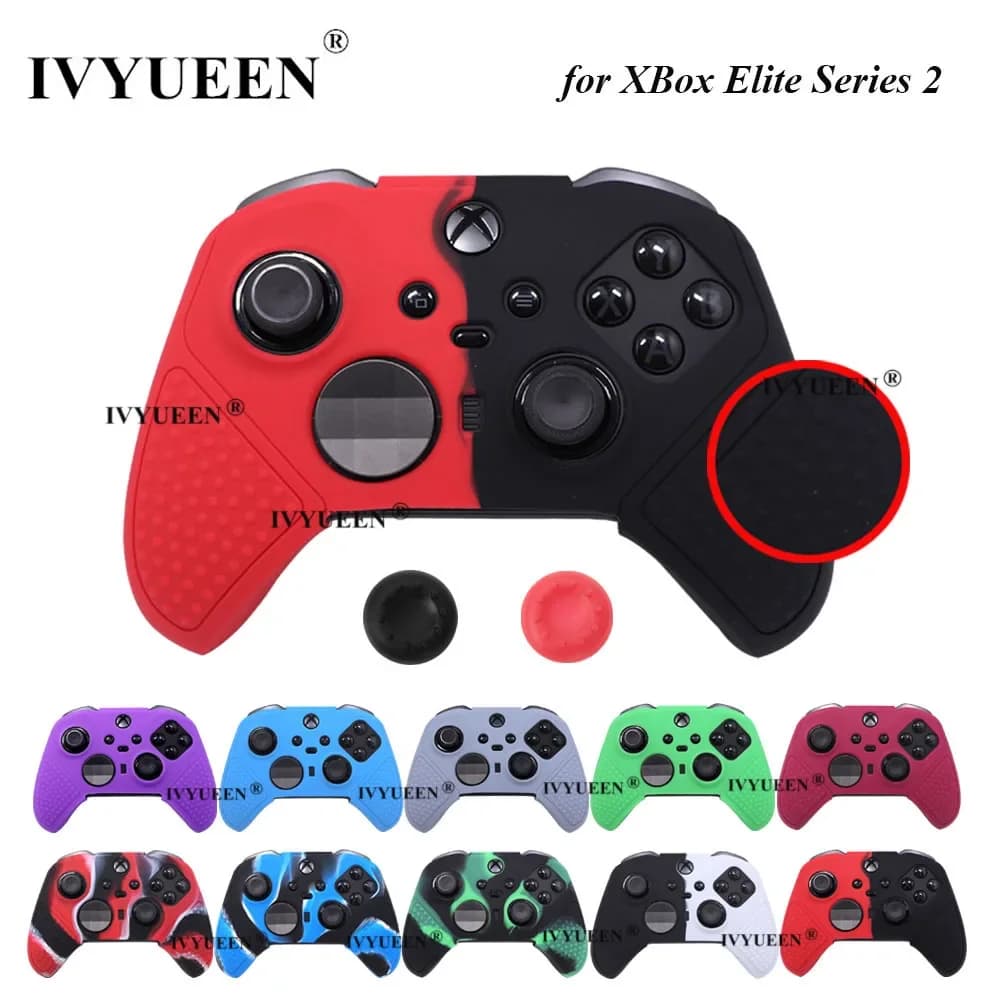 IVYUEEN Pelle protettiva antiscivolo per XBox Elite Series 2 S2 Core Controller Custodia in silicone Grip MixColor Cover protettiva