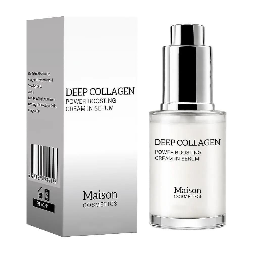 Crema viso all'essenza di collagene profondo, crema viso idratante antirughe, crema viso intensiva liftante e nutriente per l'uso quotidiano.