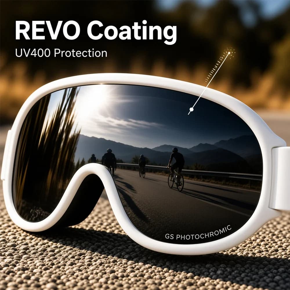 BOLLFO Retro Enduro Motorcycle Goggles Offroad Dustproof UV400 Anti Fog Safety Glasses Day Night Riding Ski Snowboard Eyewear