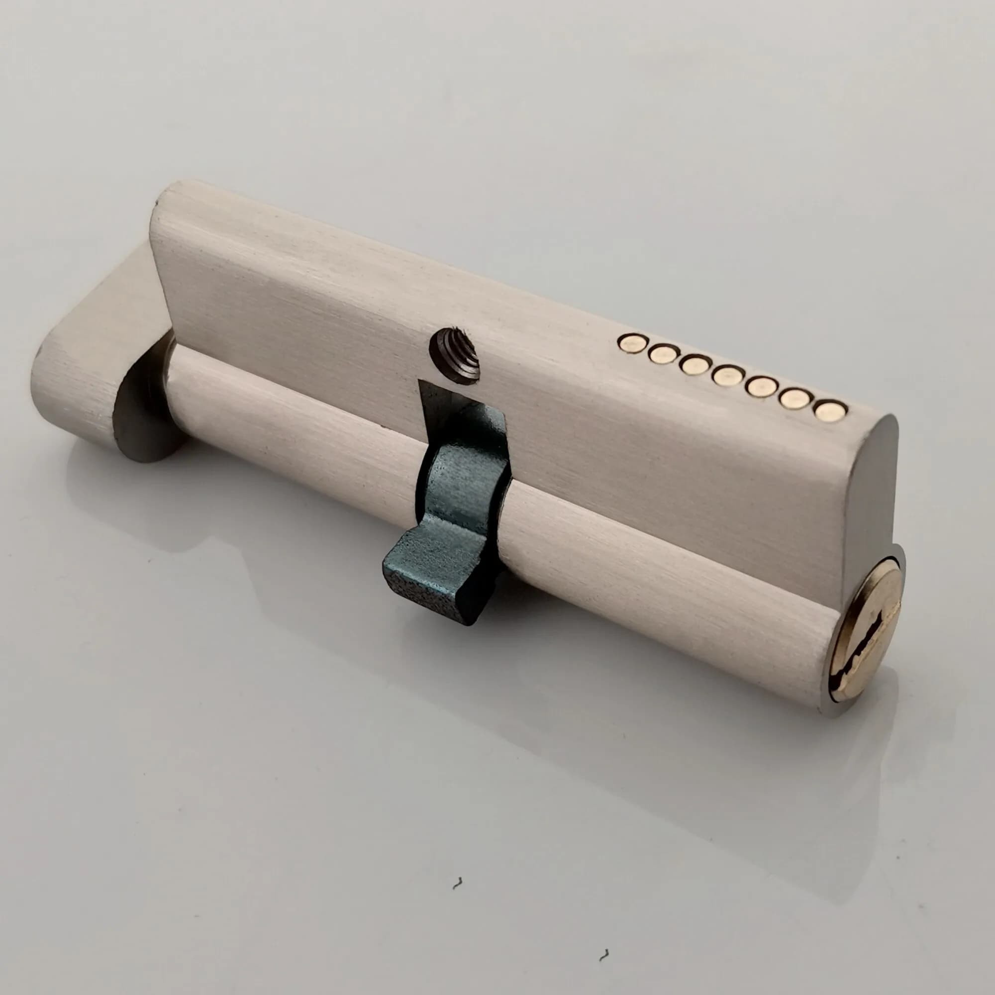 Serratura in ottone con pomolo e chiave T35, serratura per porta interna, nucleo in metallo, serratura di sicurezza per porta.