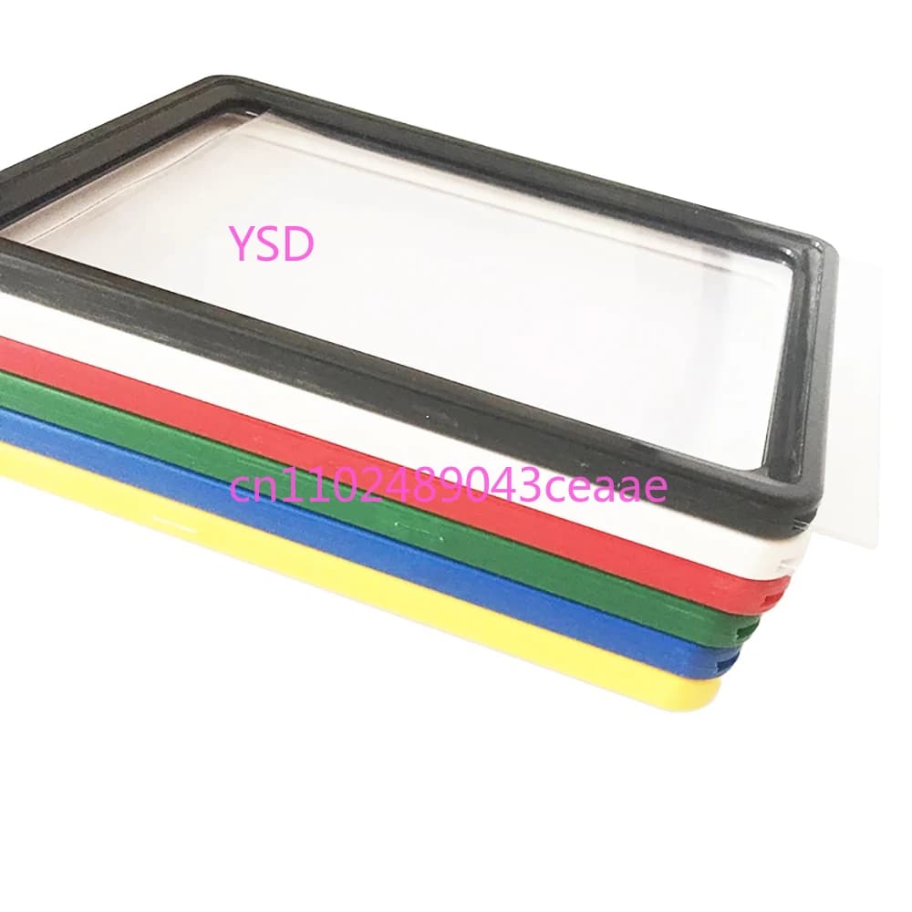 Porta Etichette Magnetico A4 in Plastica, Cornice Porta Prezzi per Supermercati, Porta Cartelli in PVC
