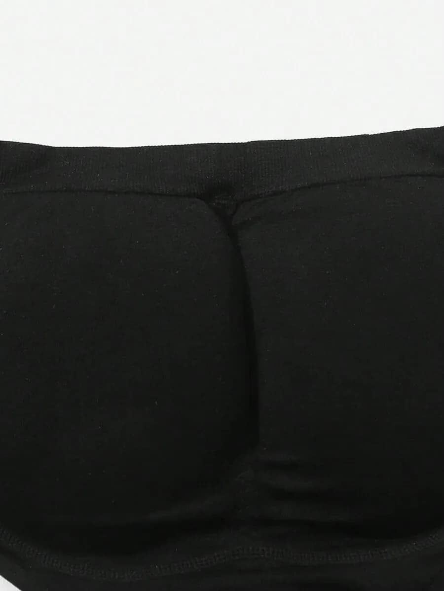Set di 2 pezzi di shapewear da donna: corsetto modellante, pantaloncini modellanti con imbottiture sui fianchi