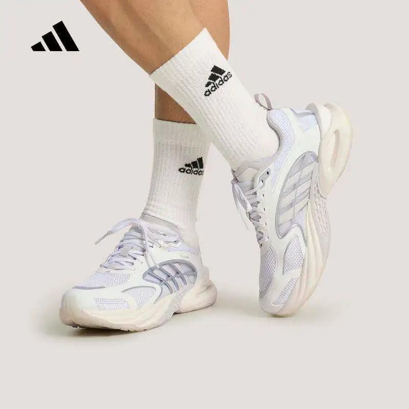 Scarpe da corsa Adidas Boost Cushioning Climacool FTW Tomaia in mesh traspirante Bianco Argento KK1813