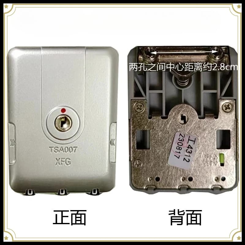 XFG2005 Transparent TSA007 Luggage Lock XFG903 Buckle Password Lock Replacement Repair Part For Aluminum Frame