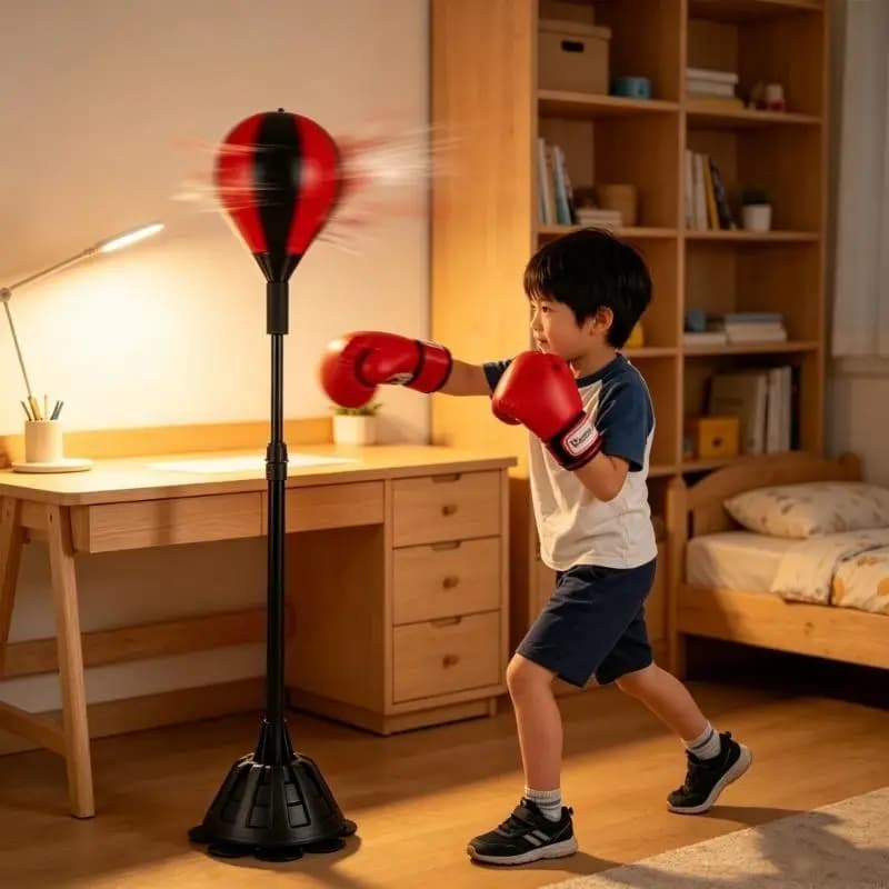 Sacco da boxe, Sacco da boxe Fitness Bagboxing Sacco da boxe per uso domestico Pallone da boxe Reazione Bersaglio Boxe a