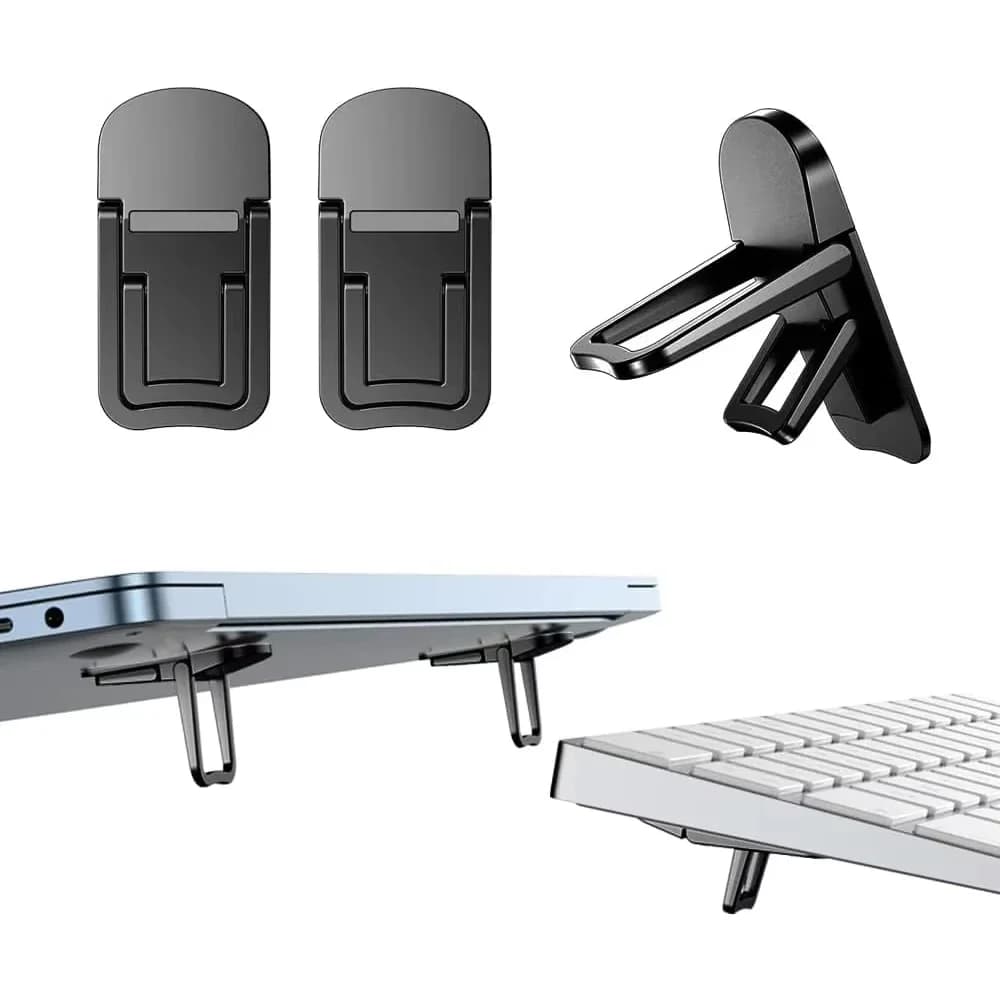 Supporto per supporto per laptop mini gambe portatili da 2 pezzi per supporto per tastiera di supporto per notebook