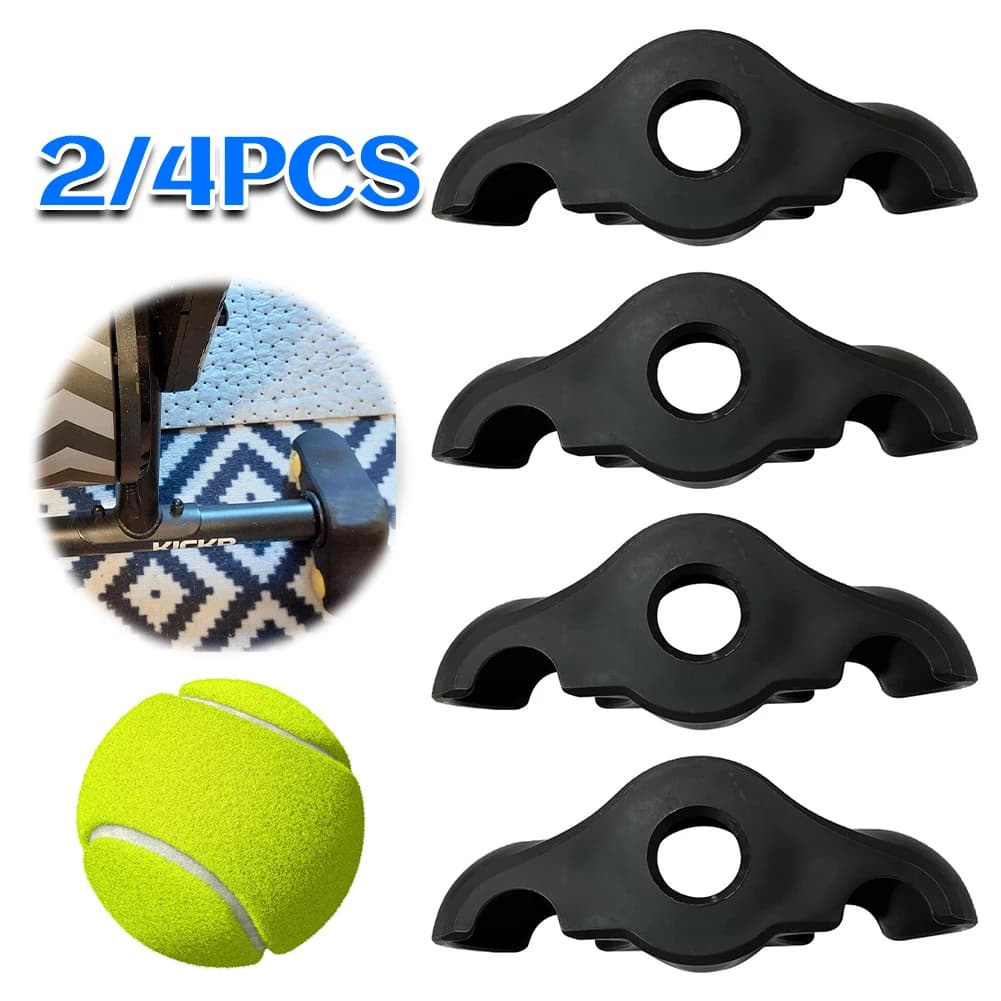 Cycling Training Foot Pads Shock Absorbing Tennis Ball Foot Pads for Wahoo Kickr Core Indoor Cycling Bike Anti-slip for Home