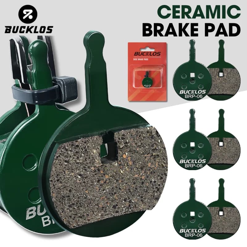 BUCKLOS Bike Brake Pads Bicycle Ceramic Disc Pad for SRAM Promax DC710 DC720 DC913 Wear-resistant Disc Brake Pad MTB Brake Pad
