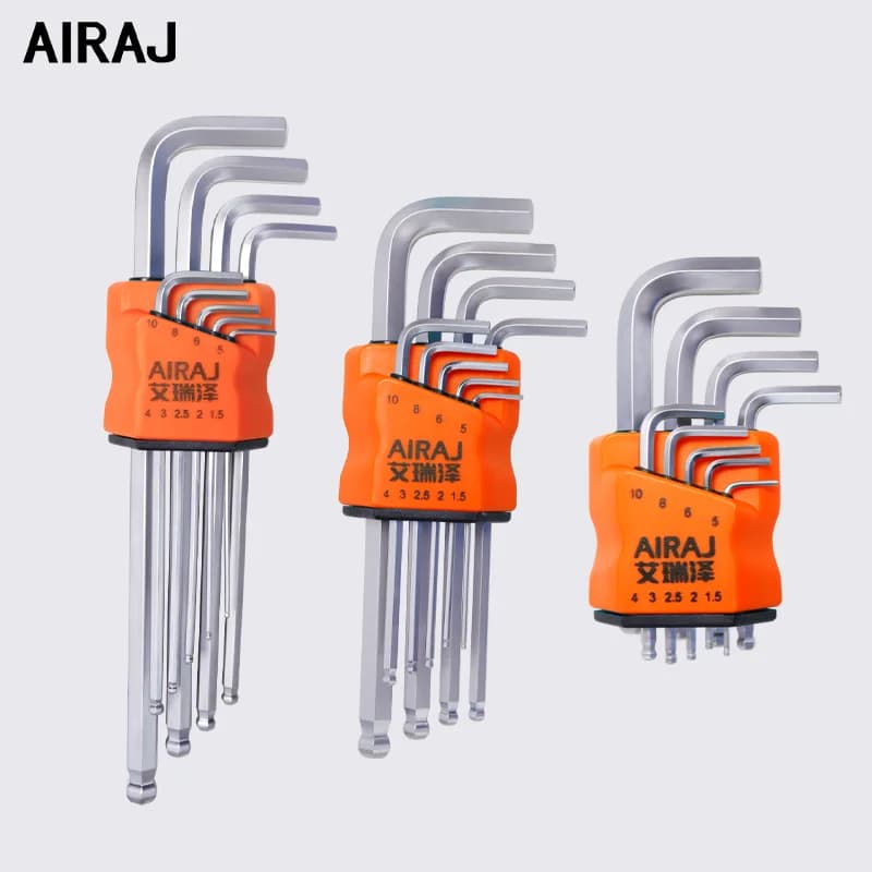 AIRAJ Allen Wrench Set Hex Wrench Multifunctional Short Arm Tool Universal Wrench Tool
