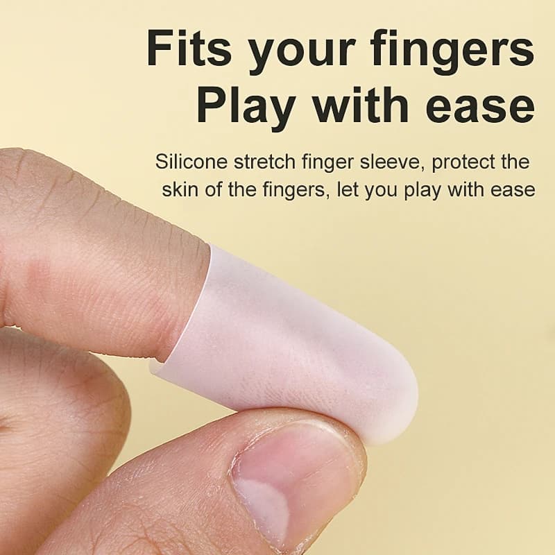4 pz/set protezioni per le dita in Silicone, protezioni per le dita della chitarra, per chitarra Ukulele, colore trasparente