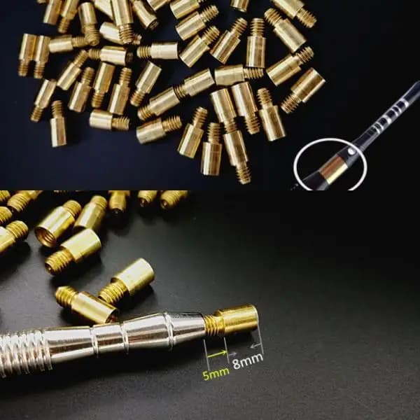 Accessorio per Freccette: Regolatore di Peso in Rame Filettato per Freccette con Punta Morbida, Forniture per Uso Domestico