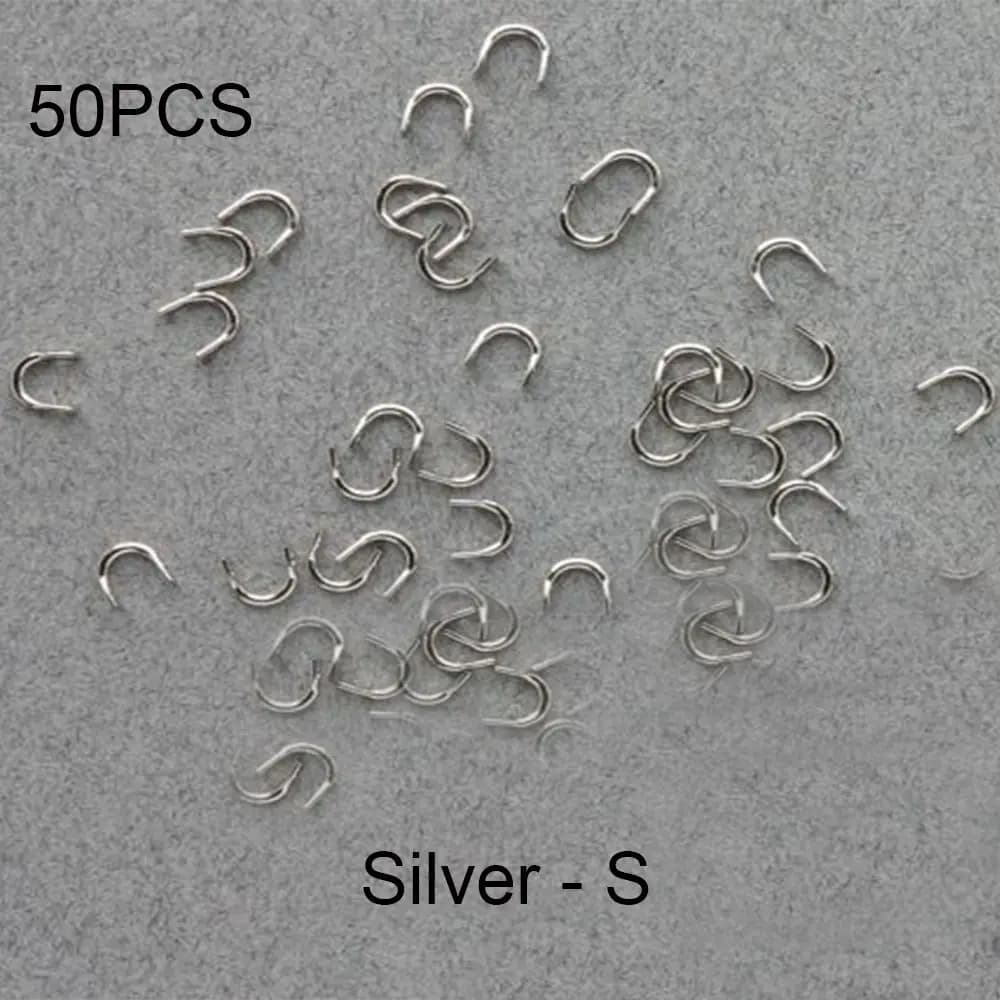 50 Pieces New Accessories for Fa-da-te fishing bait: Easy-Spin rollers in brass