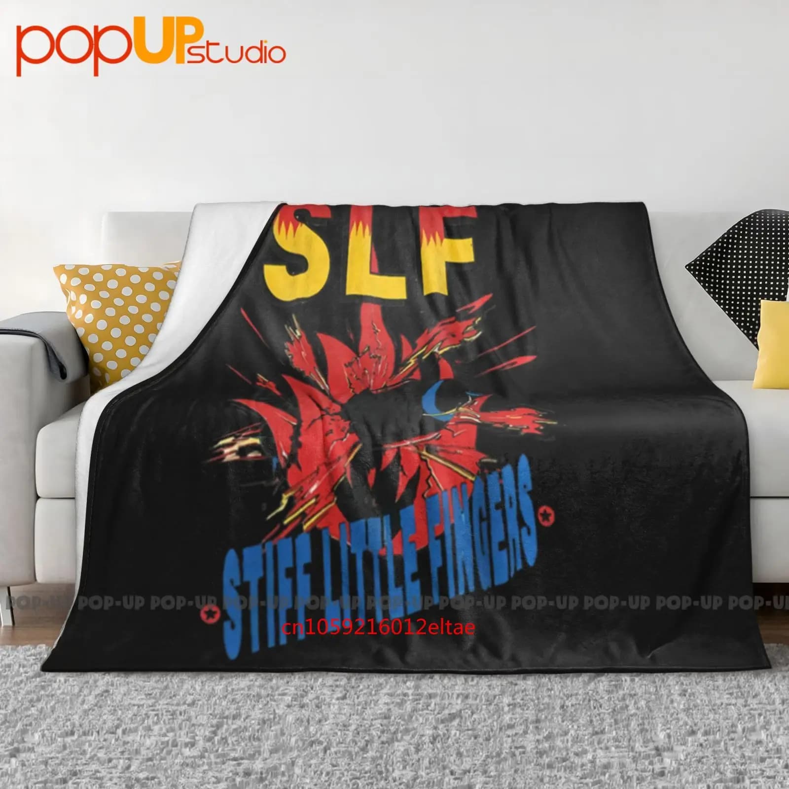 Hard Little Fingers Punk Rock Concert Tour Coperta ultra morbida Trapunta Copridivano invernale Copriletto