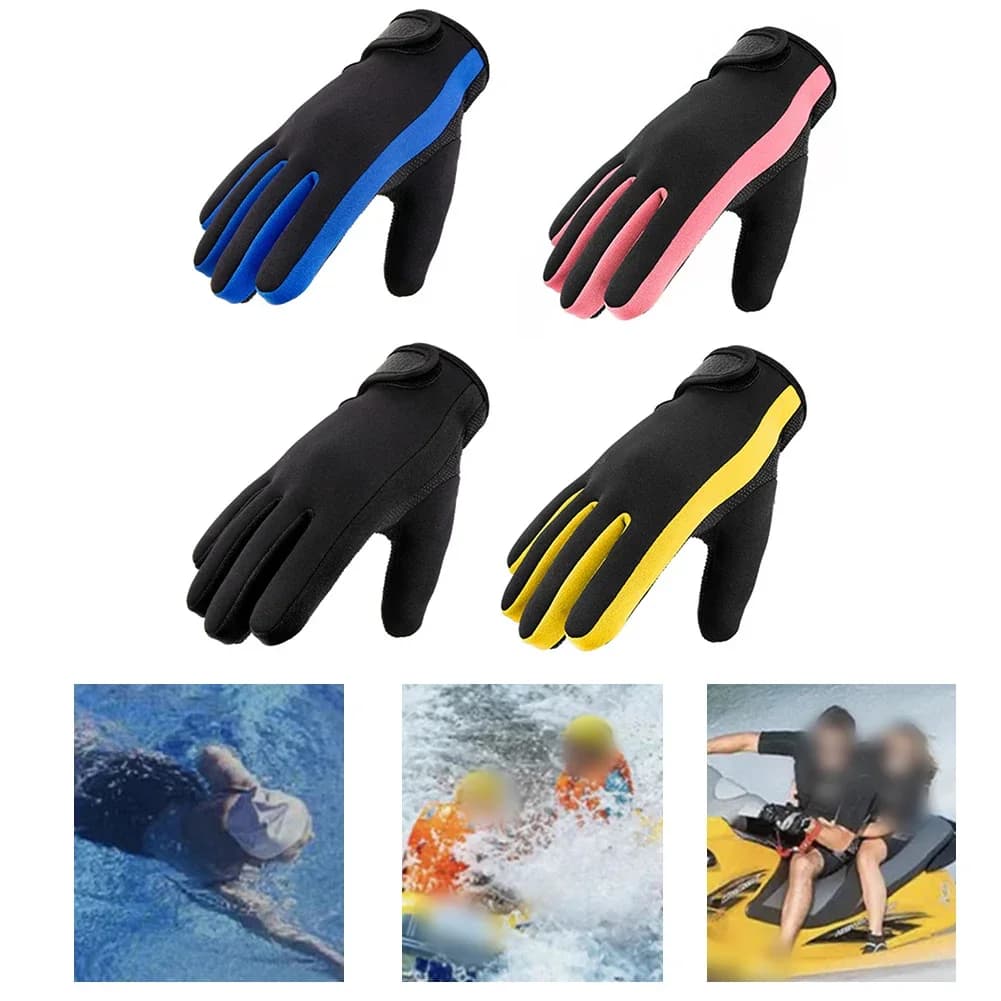 Guanti da muta da 1,5 mm Guanti in neoprene Guanti termici per immersioni subacquee per accessori per guanti da pesca