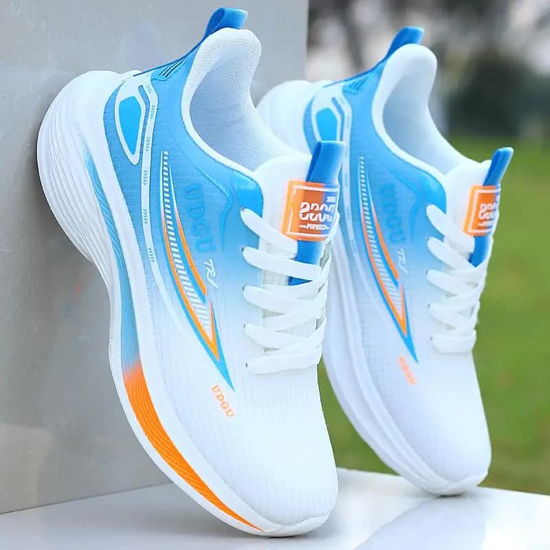 Men's Summer Ultra-light Running Shoes Soft Bottom Multi-functional Student Net Breathable Sports Shoes Casual Fashionable