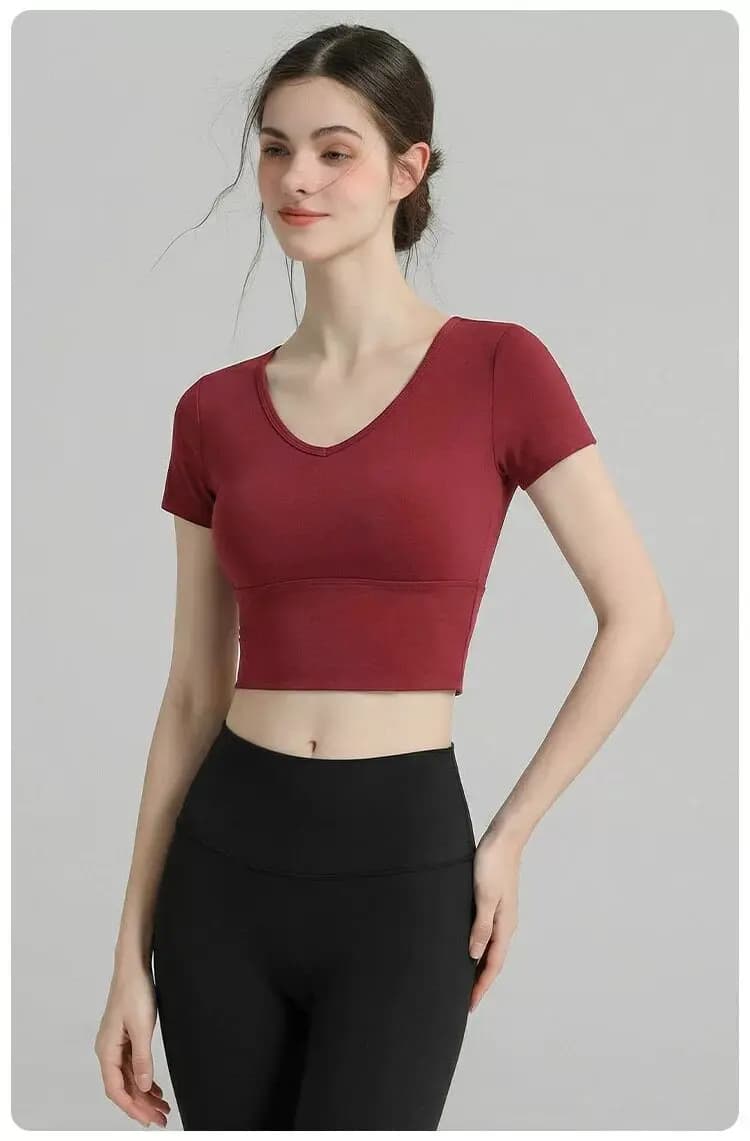 Top Sportivo da Donna con Design Scavato e Schiena Scoperta, Traspirante e Assorbente per Yoga, Pilates e Fitness, Senza Cuciture