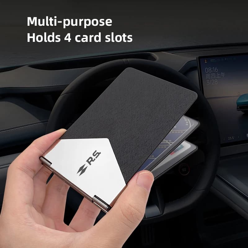 Auto Ultra-sottile Copertura Della Licenza di Guida Titolare Della Carta di Credito Per RS Renault Clio Megane 2 3 4 Captur Trafic Twingo Scenic 2 Kadjar