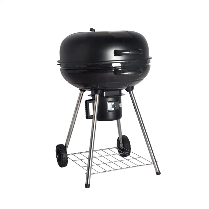 SEJR Black Mobile Kettle Coal Barbecue grill Barbecue grill 73X57X105 cm