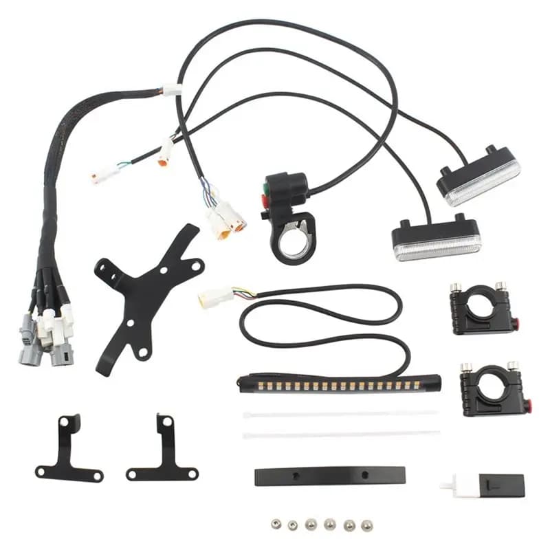 Set di interruttori indicatori di direzione anteriori e posteriori per moto elettrica Surron Light Bee X S, ricambi per motocross