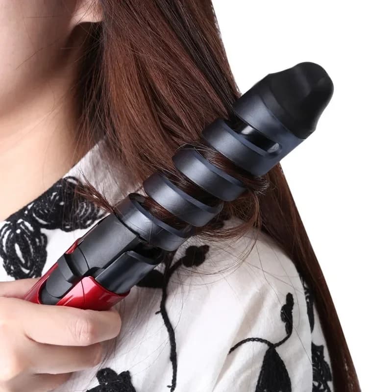 Professional Electric Styler with Rapid Heating - Iron Hairpins with Magic Spiral, Professional Styling Tool