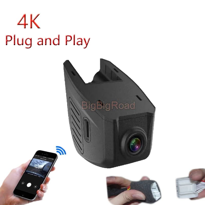 4K Full HD 2160P For Lincoln Corsair 2023 Navigator Aviator 2022 2023 2024 Car Parking Camera Wifi DVR DashCam