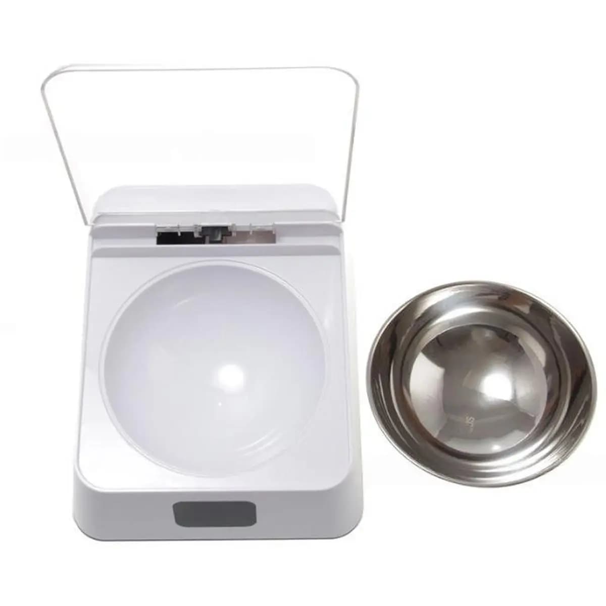A1280K Portable Cat and Dog Feeder Infrared Sensor Bowl Automatic Open Lid Food Storage Container Anti Rodent Pet Supplies, 1PC