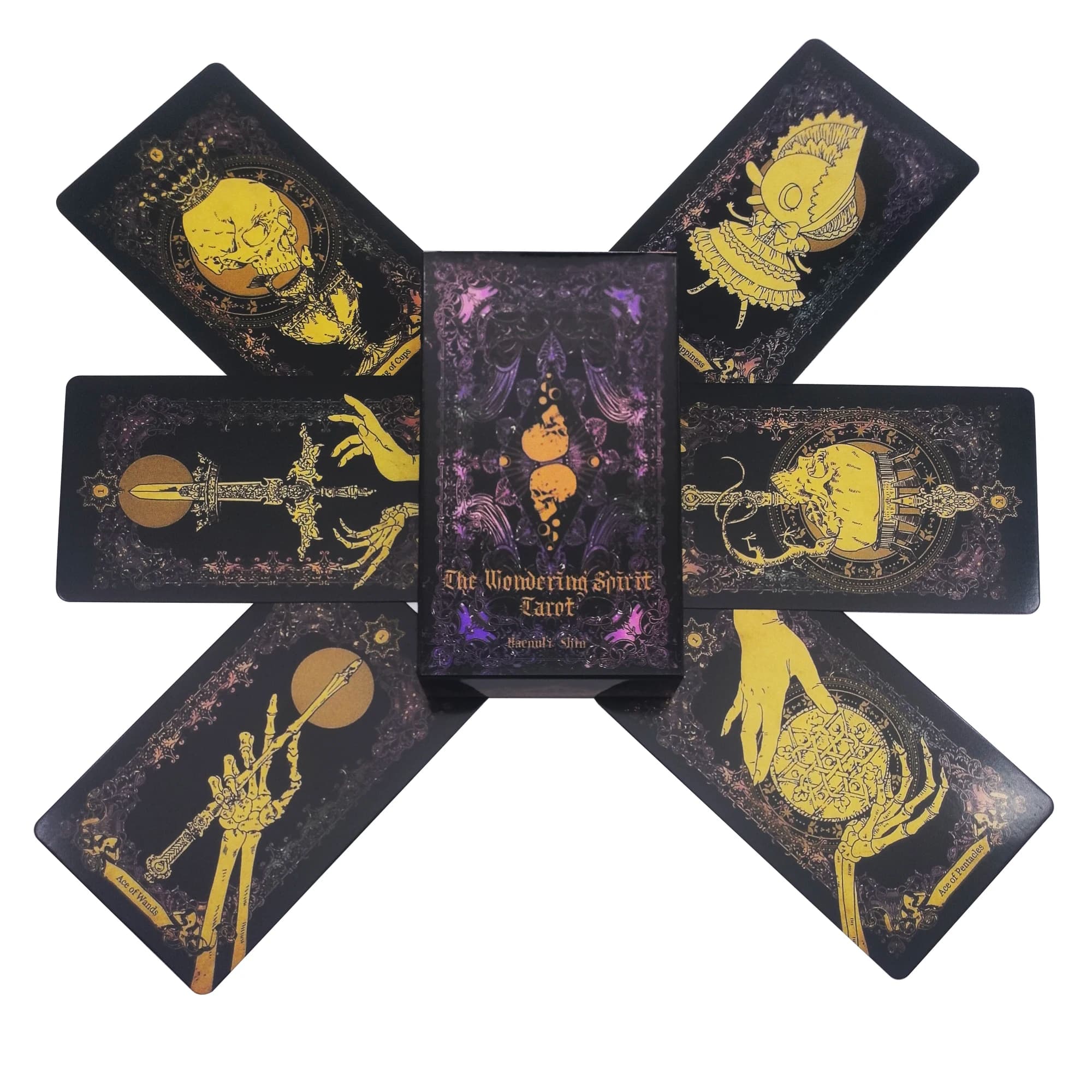 The Wandering Spirit Tarocchi Oracle Carta di intrattenimento per il tempo libero Raccolta di famiglia Mazzo di divinazione Tarocchi Gioco di carte da gioco
