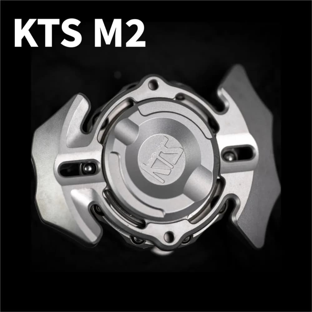 KTS EDC M2 Fidget Spinner Giocattolo agitarsi per adulti Giocattolo antistress Giocattolo ansia Spinner agitati in acciaio inossidabile Design originale