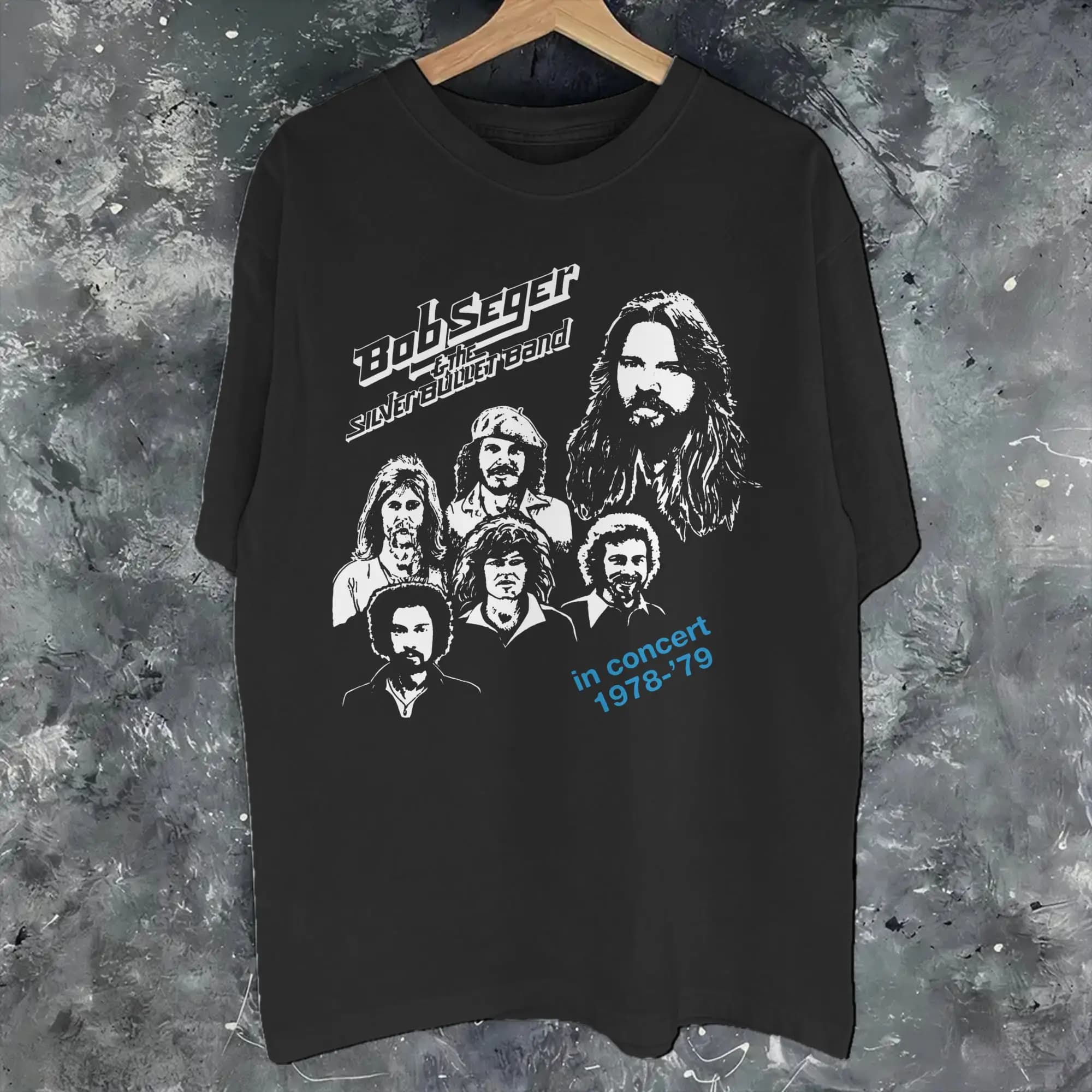 Bobs legend rock and Roll Segers Final Tour Print T Shirt for Men Women 100% Cotton Tee Shirt Clothes