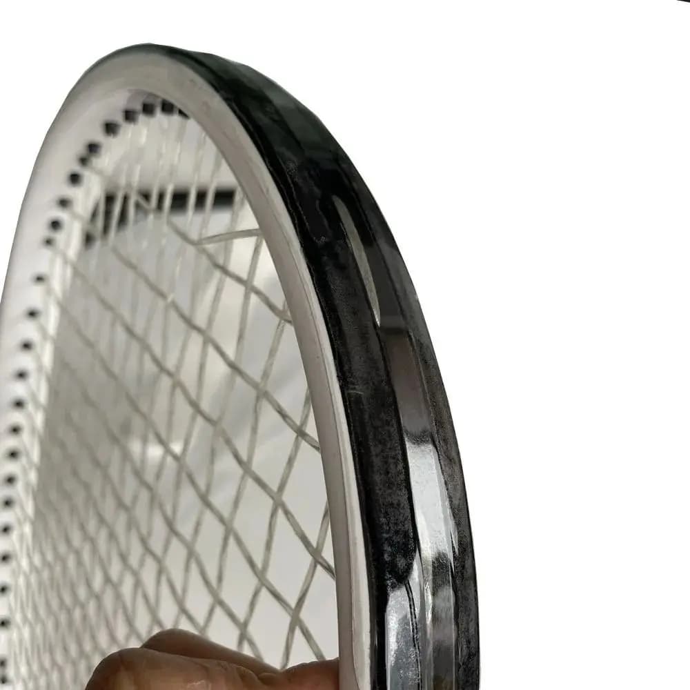 Transparent sticker for racket head Frame protector Reduces friction Tennis rack protection tape Single strip Prevent scratches