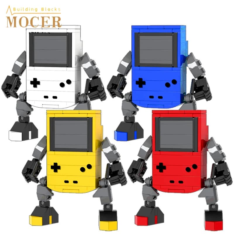 MOCER Ideas 1989 Nintendoed GAMEBOY MOC Game Console Mech Robot Creative Expert Set Building Blocks Toys For Children Gift