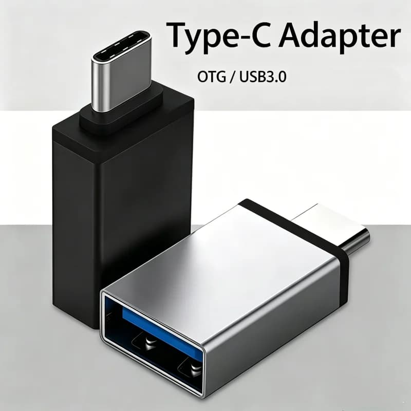Type C Male to USB 3.0 Female OTG Adapter Portable Data Transfer Converter For Smartphones Tablet Flash Drive Mouse Keyboard