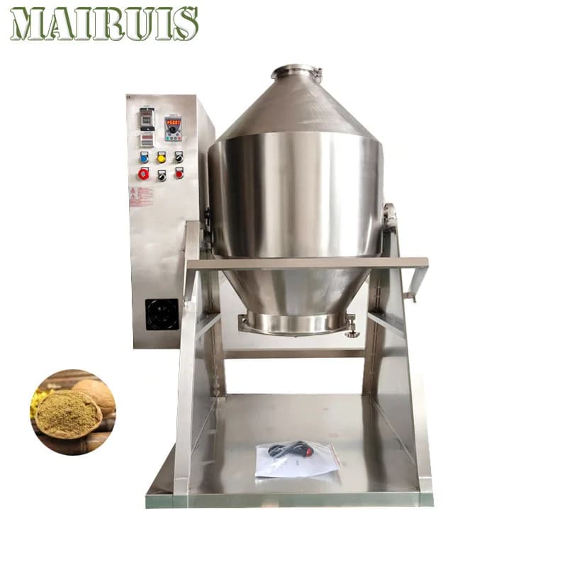 Automatic mixer for dry powder, rotary drum blender, milk powder mixer