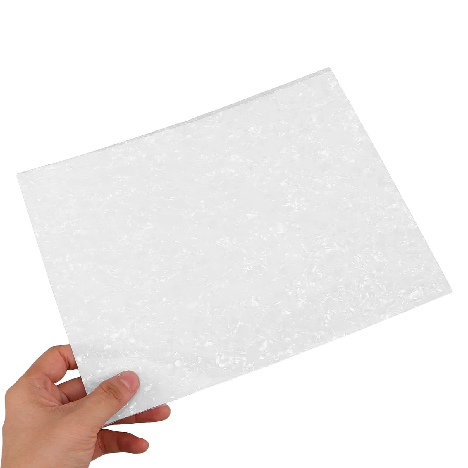 Protezione per Chitarra Acustica, Spessore 0,7mm, 20x25cm, Foglio Autoadesivo per Protezione Pannello Posteriore, Materiale Protettivo