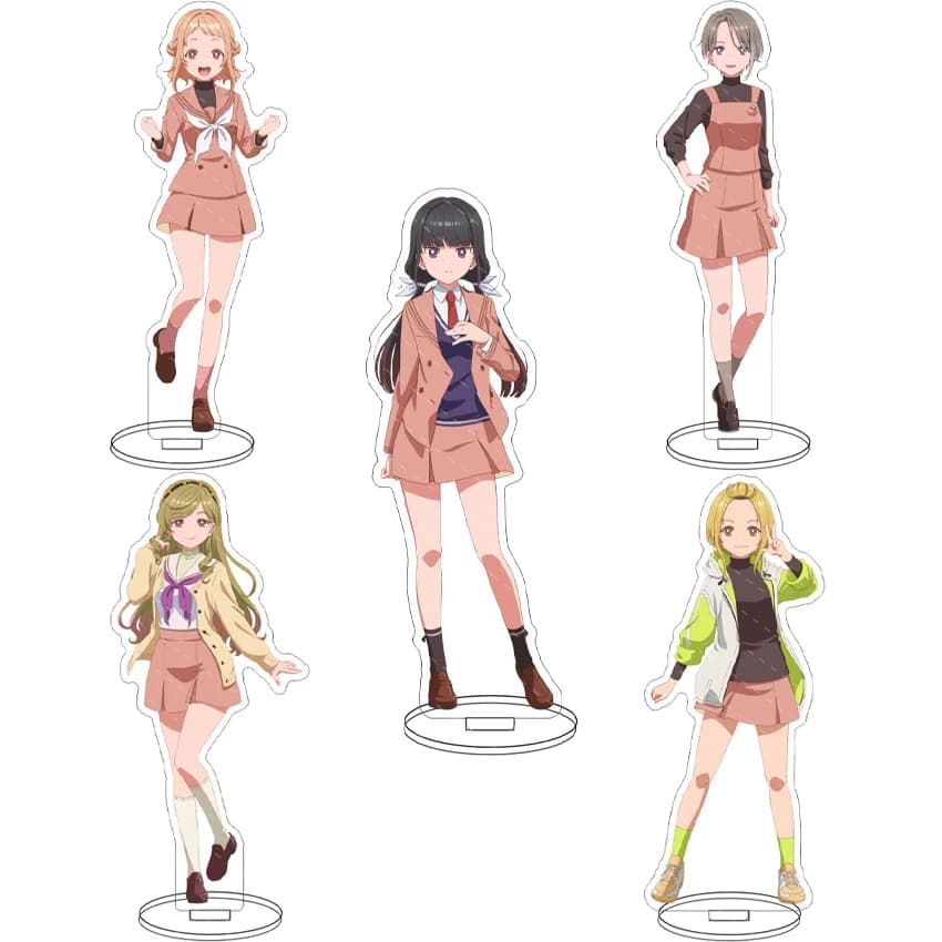 16CM Anime Utagoe wa Mille-Feuille Komaki Uta Mayumori Musubu Kojo Airi Konoe Reine Acrylic Stand Figure Cos Ornaments Gifts
