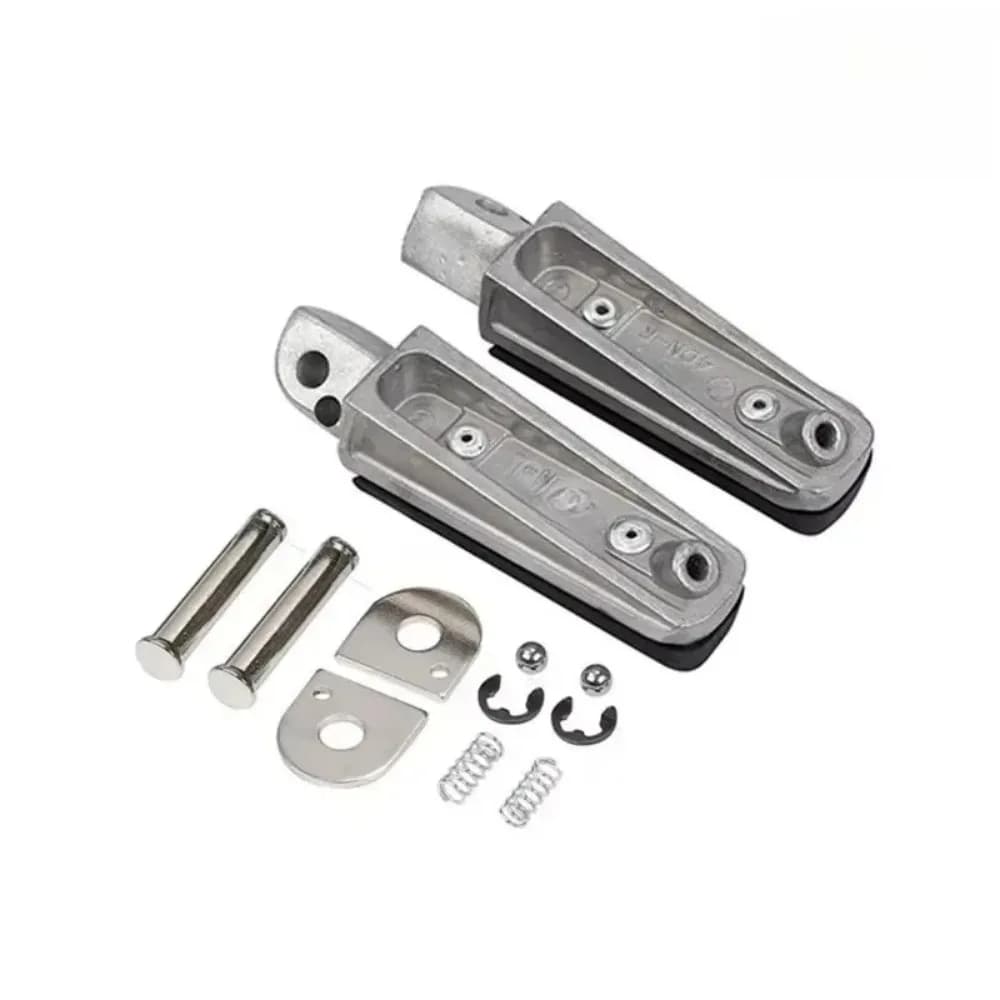 For XJ6 FZ6 MT09 MT07 FZ8 FZ1 FZ400 FZ600 XJ600 XJ900 TDM850 T Black Motorcycle Front Rear Footrests Foot Pegs