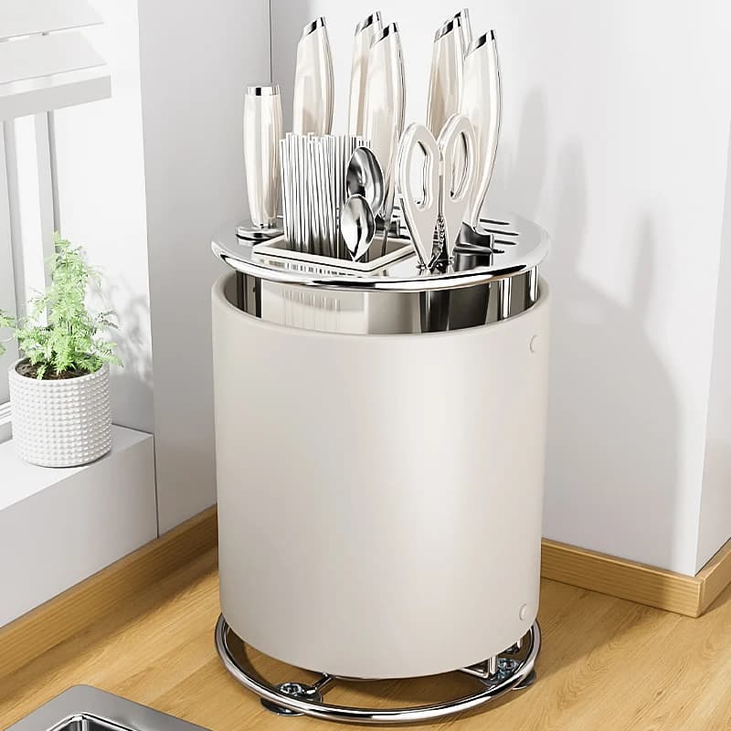304 stainless steel rotary knife holder, support knife holder, multifunction knife, wand cylinder, integrated shelf