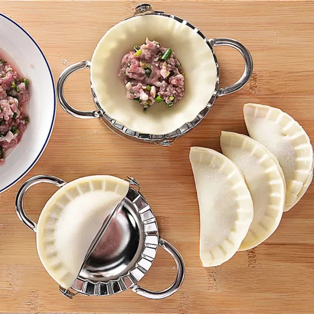 Macchina Facile per Fare Ravioli in Acciaio Inossidabile, Stampo per Sfoglia di Ravioli, Stampo per Pasta, Stampo a Pressione per Pasticceria