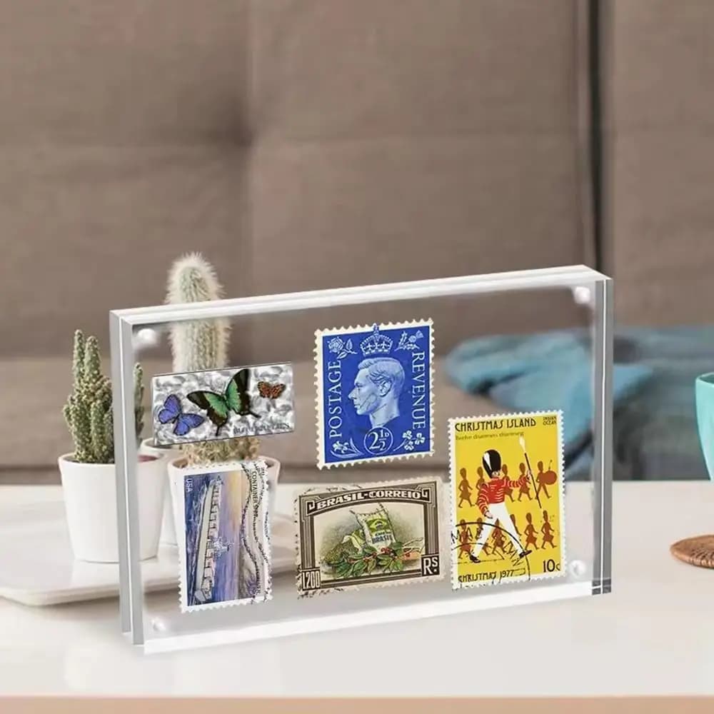 Camera Desk Home Decoration Transparent Photo Frame Acrylic 10mm Poster Display Polaroid Photo Card Display