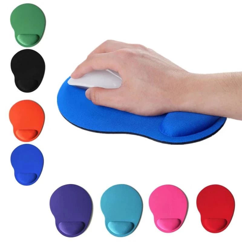 EVA Mouse Mat Solid Color Comfortable Duvet Mat Mouse Accessories Mouse Desktop Accessories PC Keyboard Desk Mat